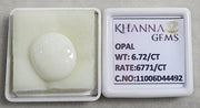 6.72/CT Natural Opal with Govt. Lab Certificate-11006D44492